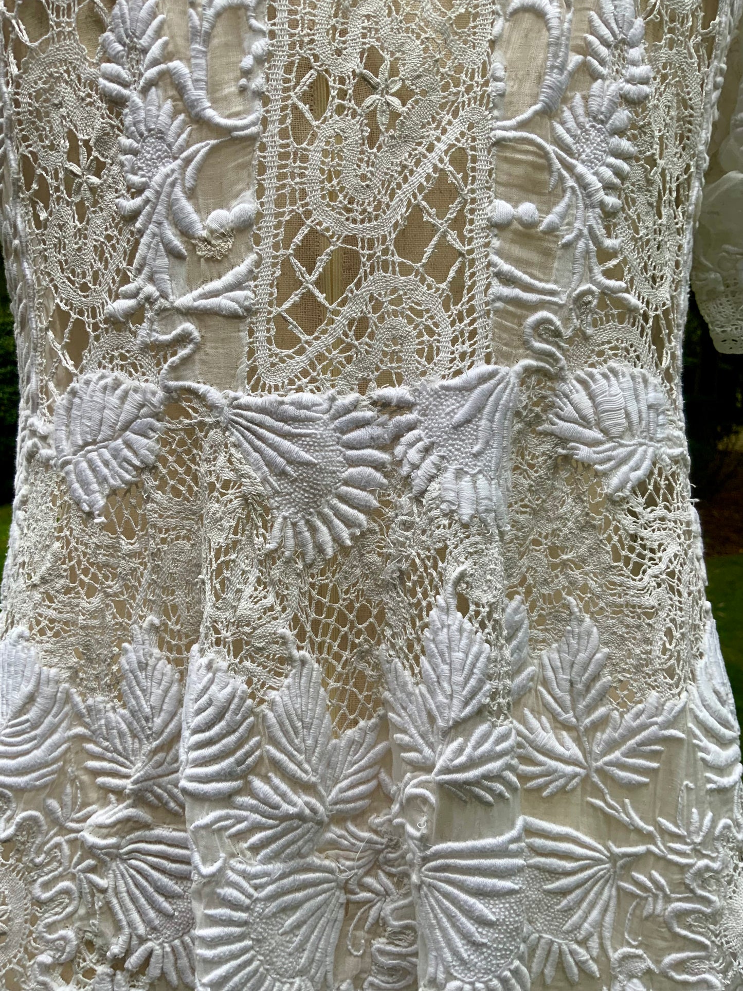 Edwardian Hand-Restored Antique Lace Dress | Circa 1905–1915 | One-of-a-Kind Wearable Art - ED20