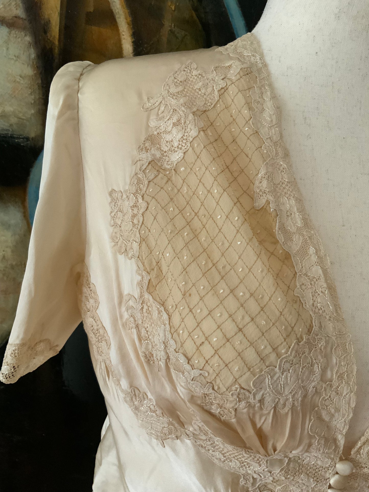 Silk Bed Jacket - 50s