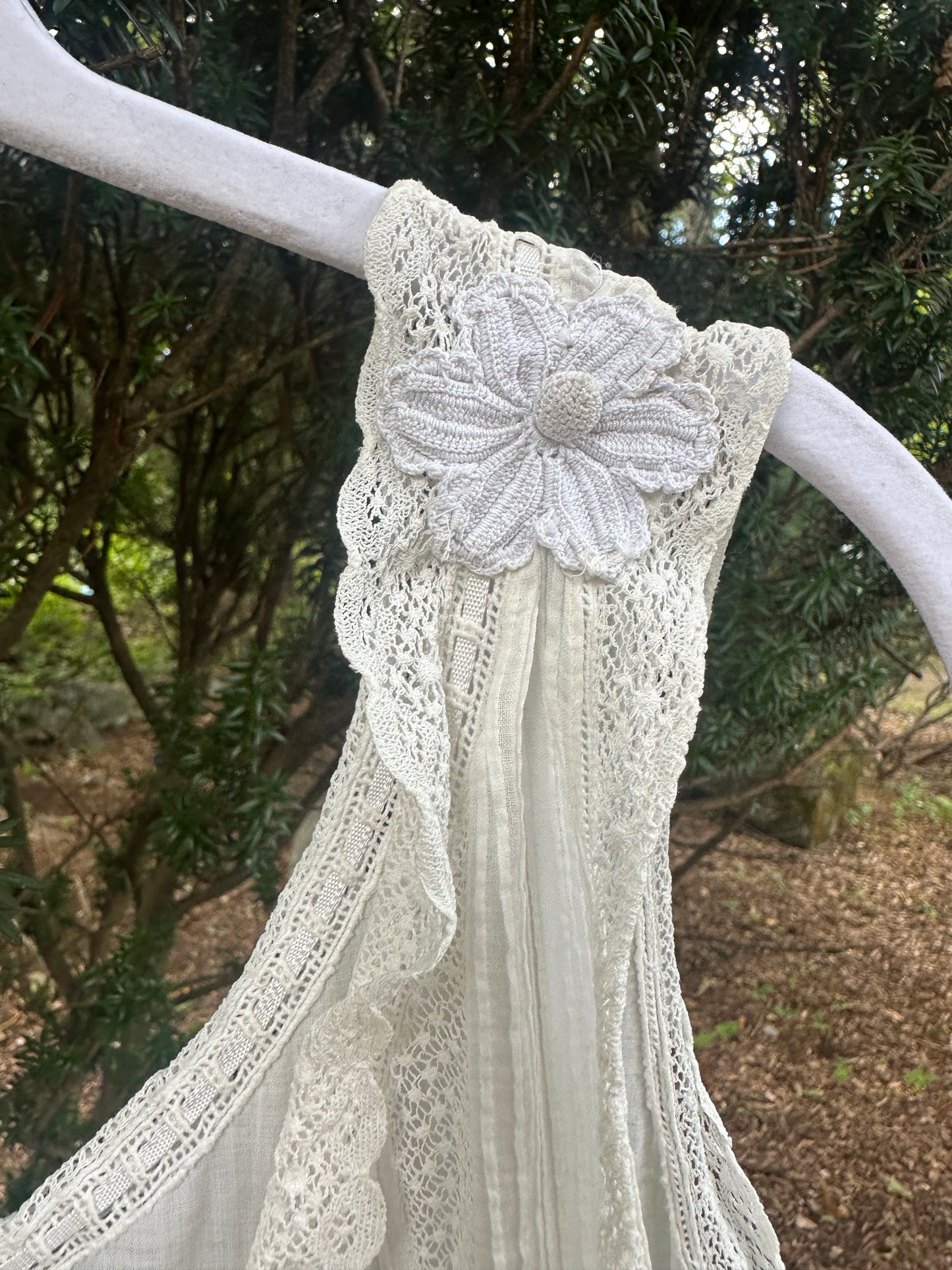 Antique Cotton Nightgown - 1900s - ED37
