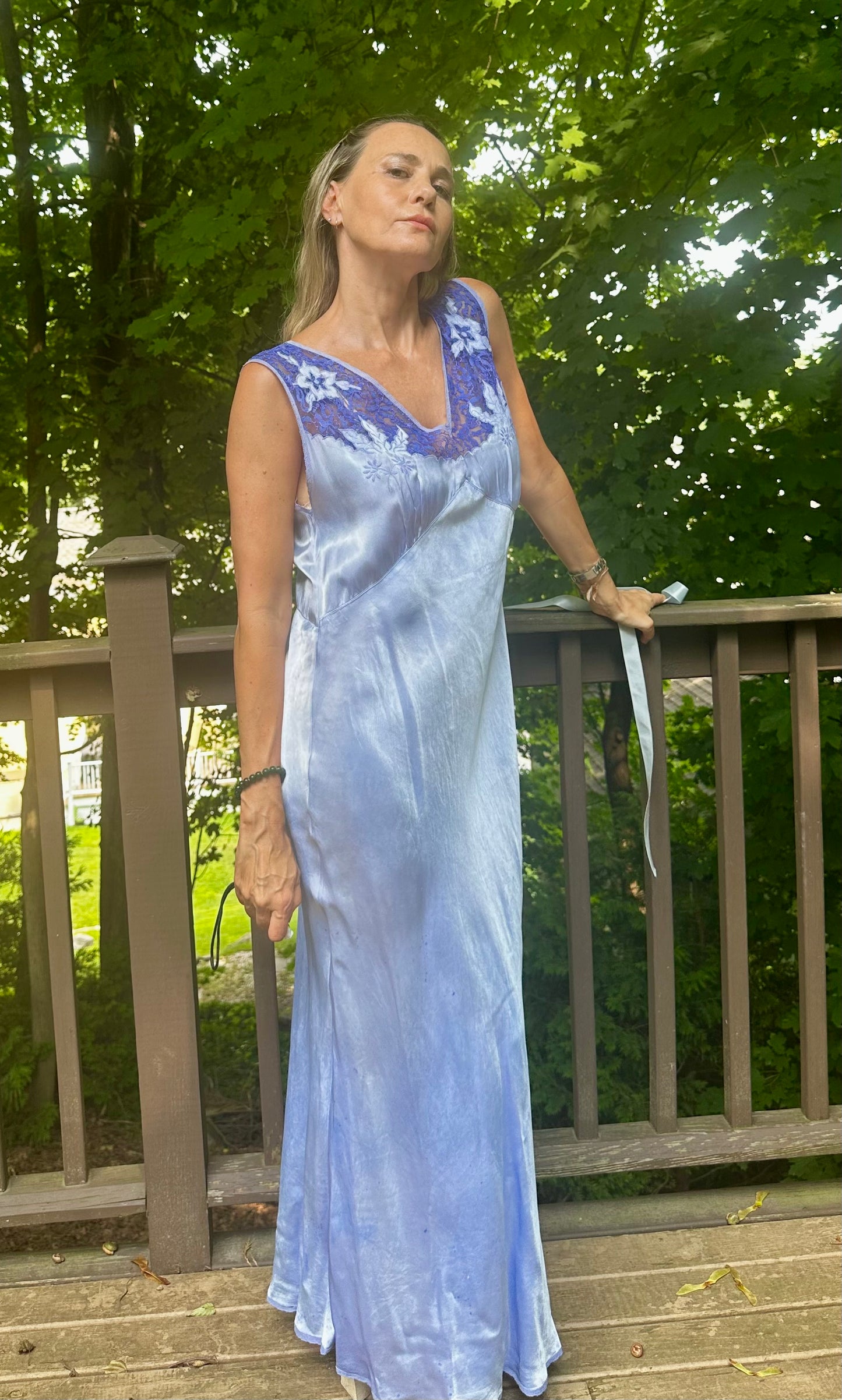 Hand Dyed Nightgown - 50s