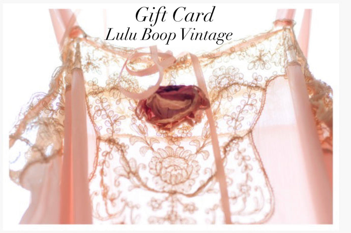 Lulu Boop Vintage  - Gift Card