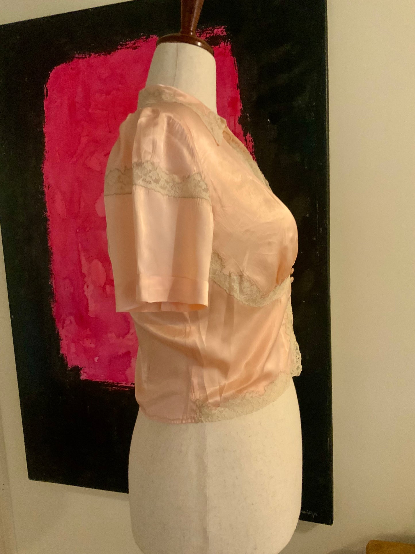 Silk Bed Jacket - 50s