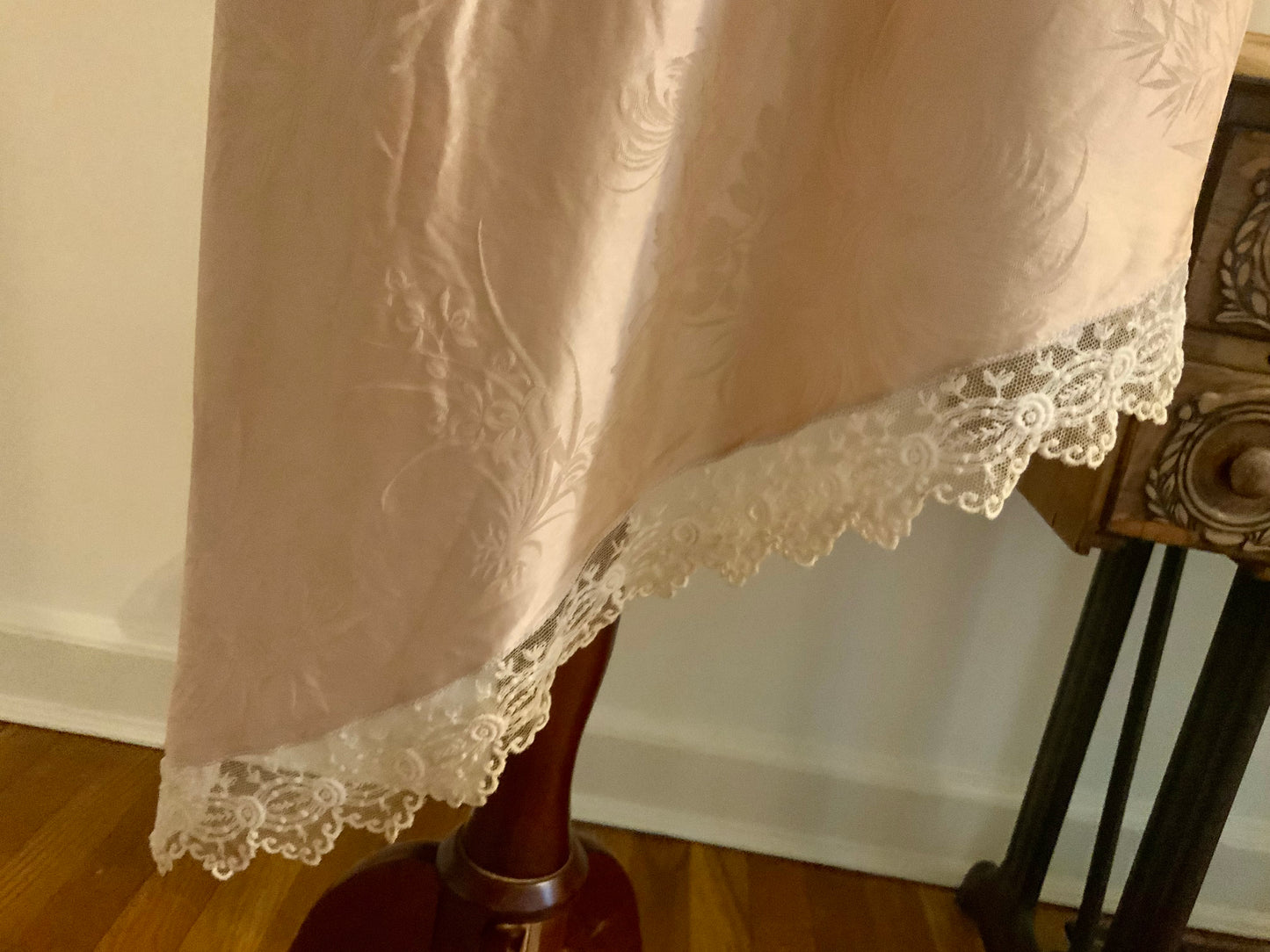 Satin Lace Skirt - 20s