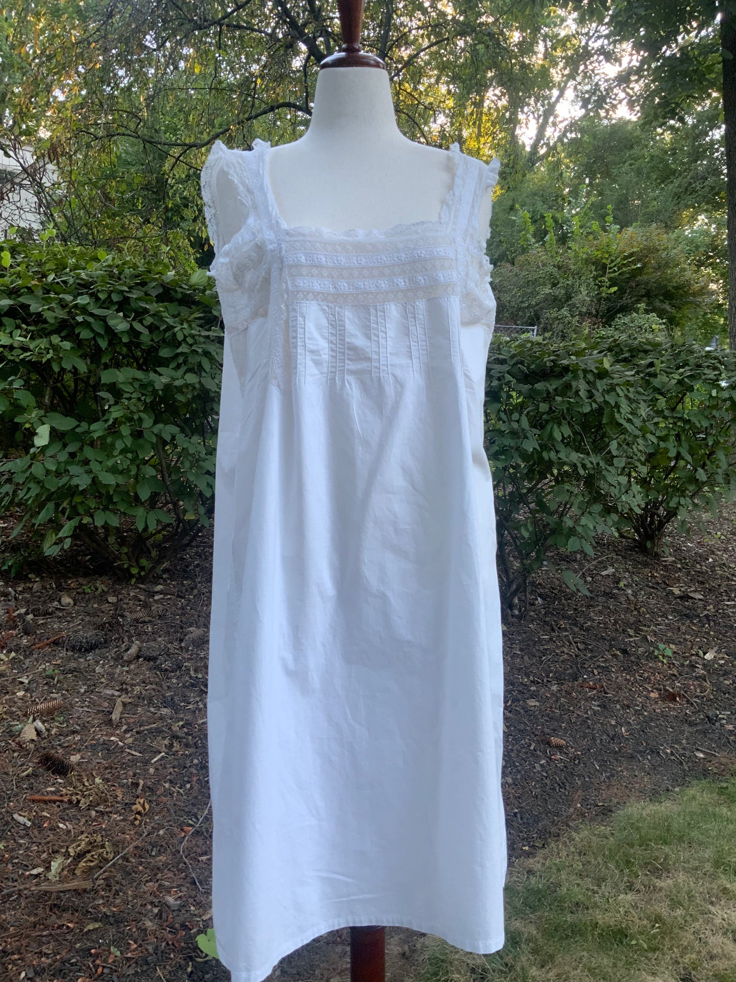 Edwardian Silp Dress Nightgown - Cotton - ED56