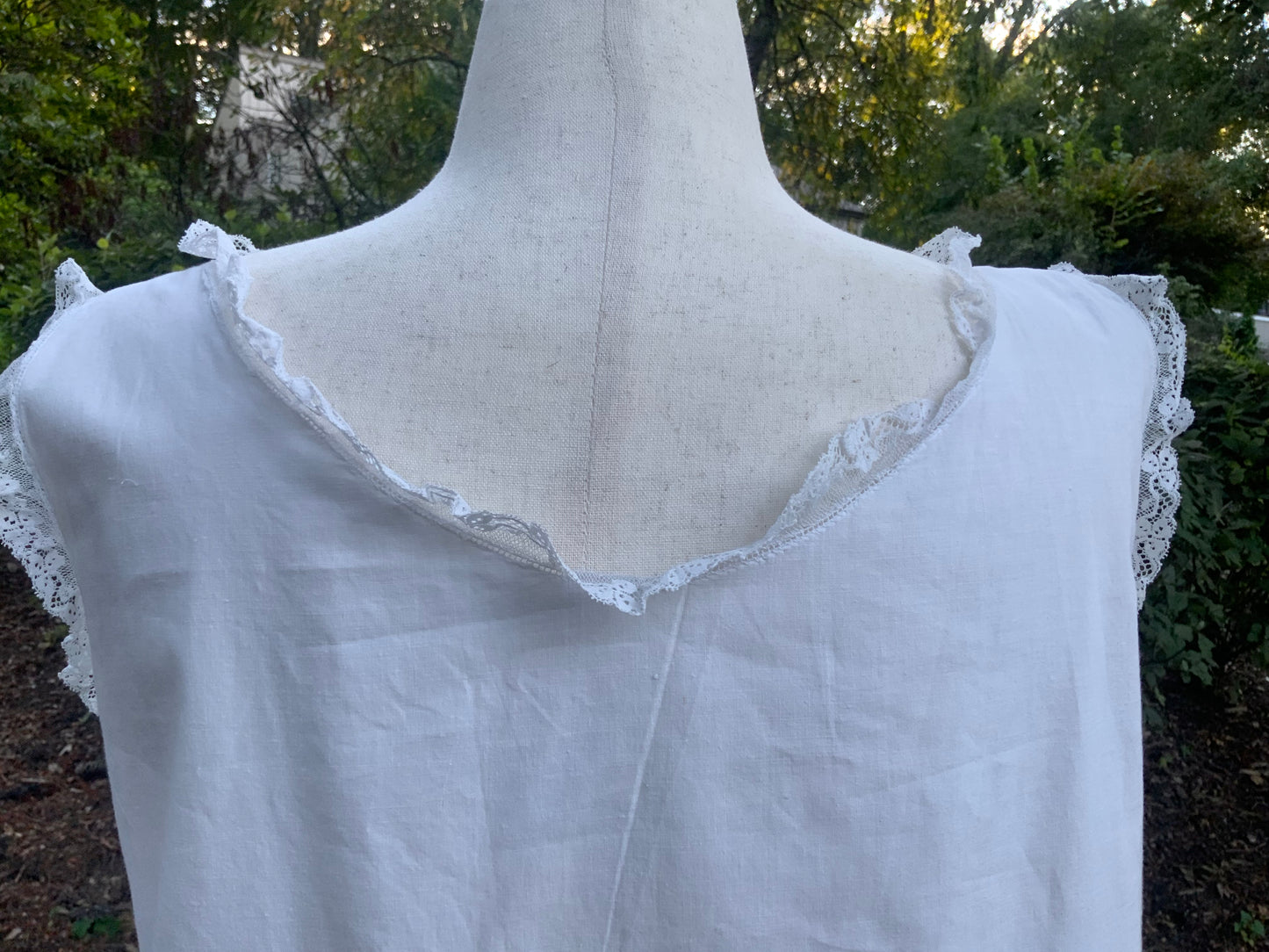 Edwardian Silp Dress Nightgown - Cotton - ED56