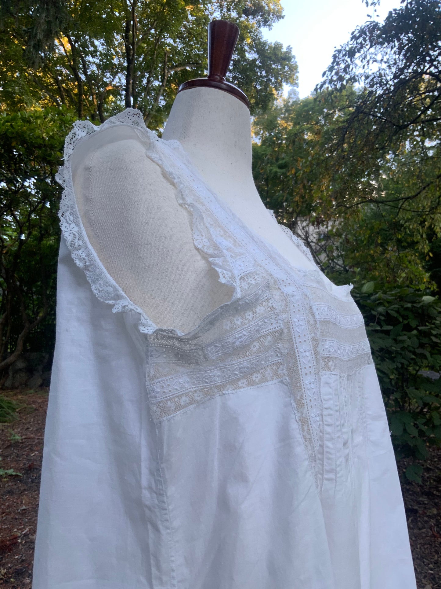 Edwardian Silp Dress Nightgown - Cotton - ED56