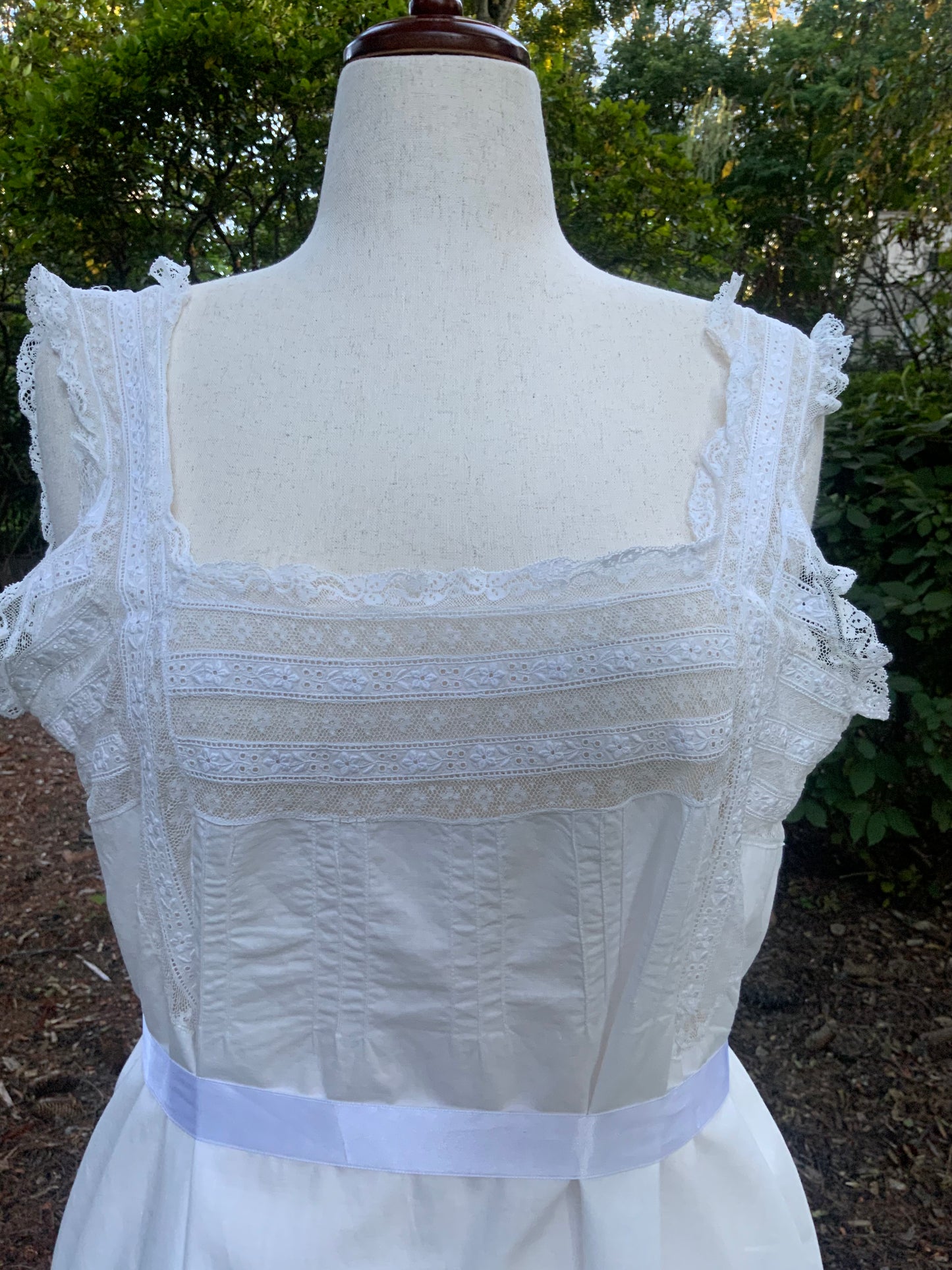 Edwardian Silp Dress Nightgown - Cotton - ED56