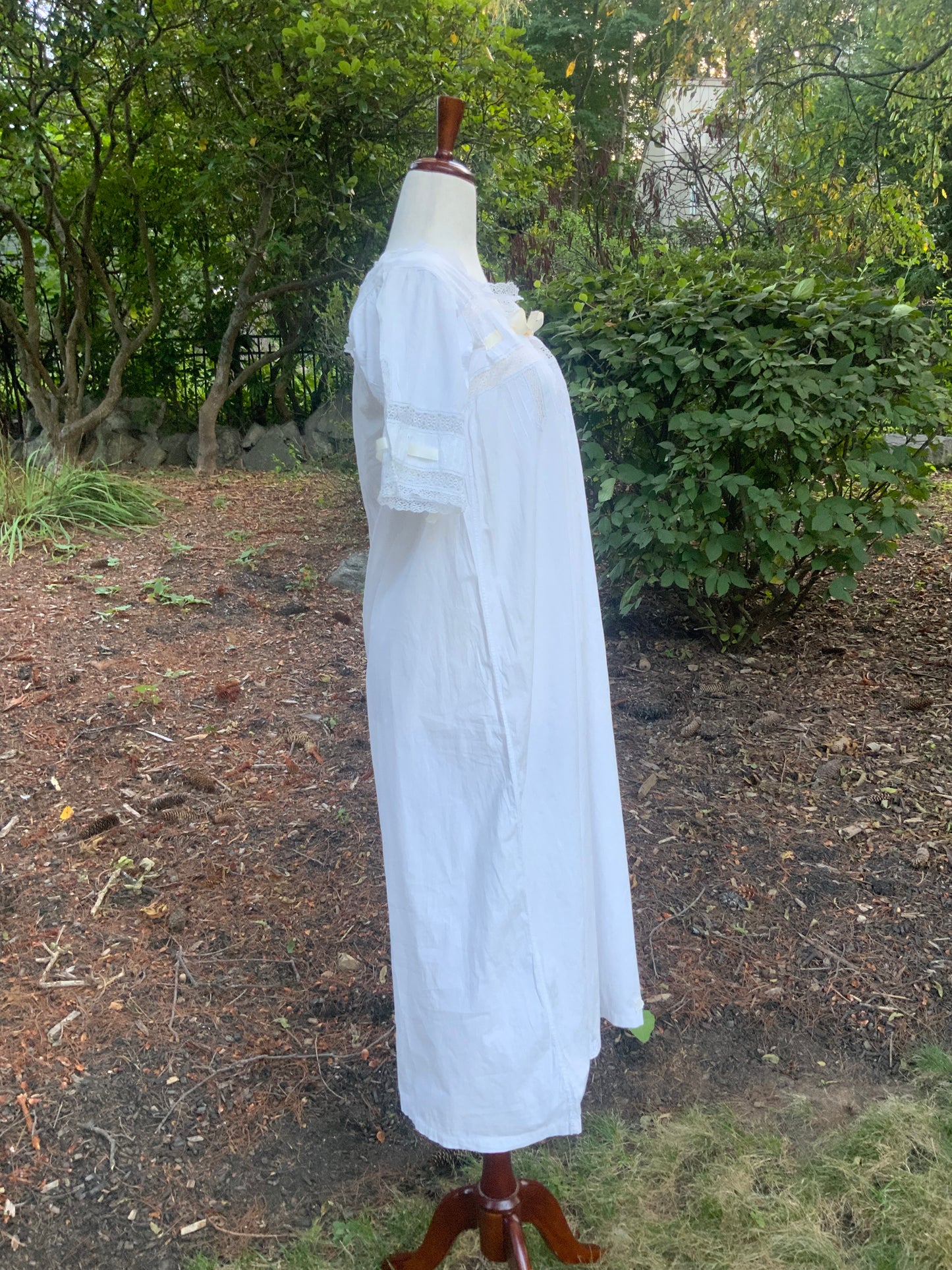 Edwardian Nightgown. - M A initials - ED55