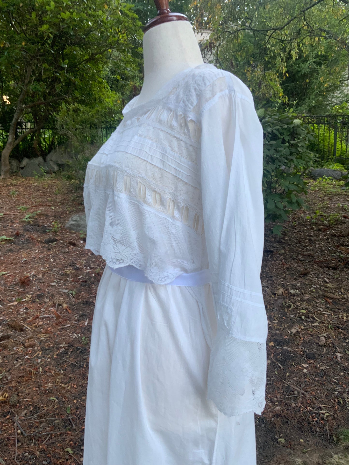 Edwardian Nightgown Cotton Lace - ED53