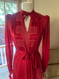 Hand Dyed Silk Nightgown/Dress-50s