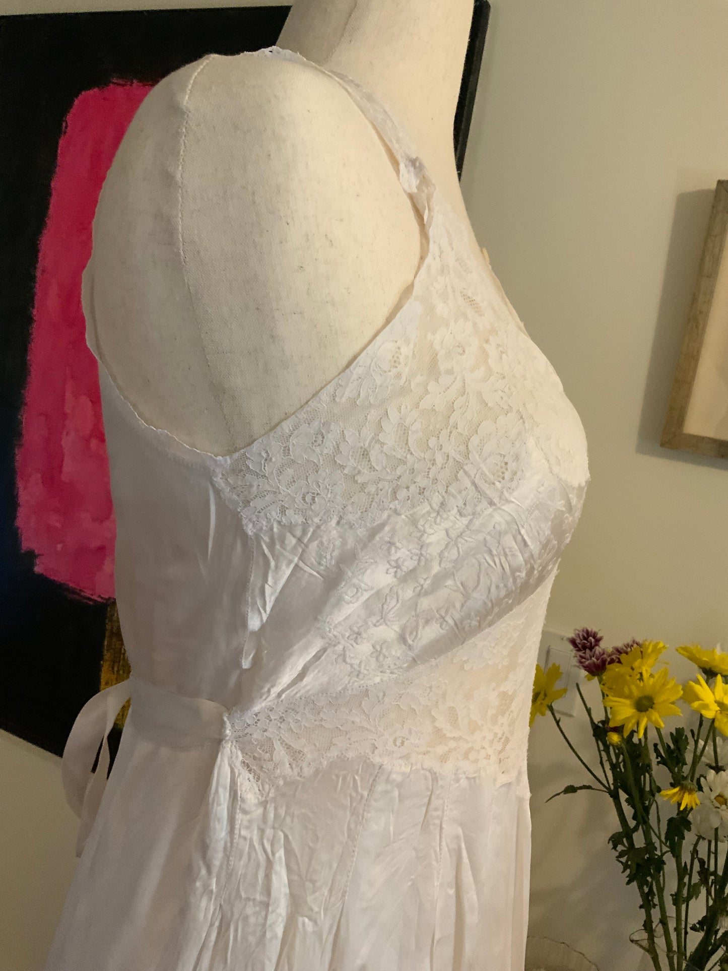 Bridal Nightgown - White - 50s