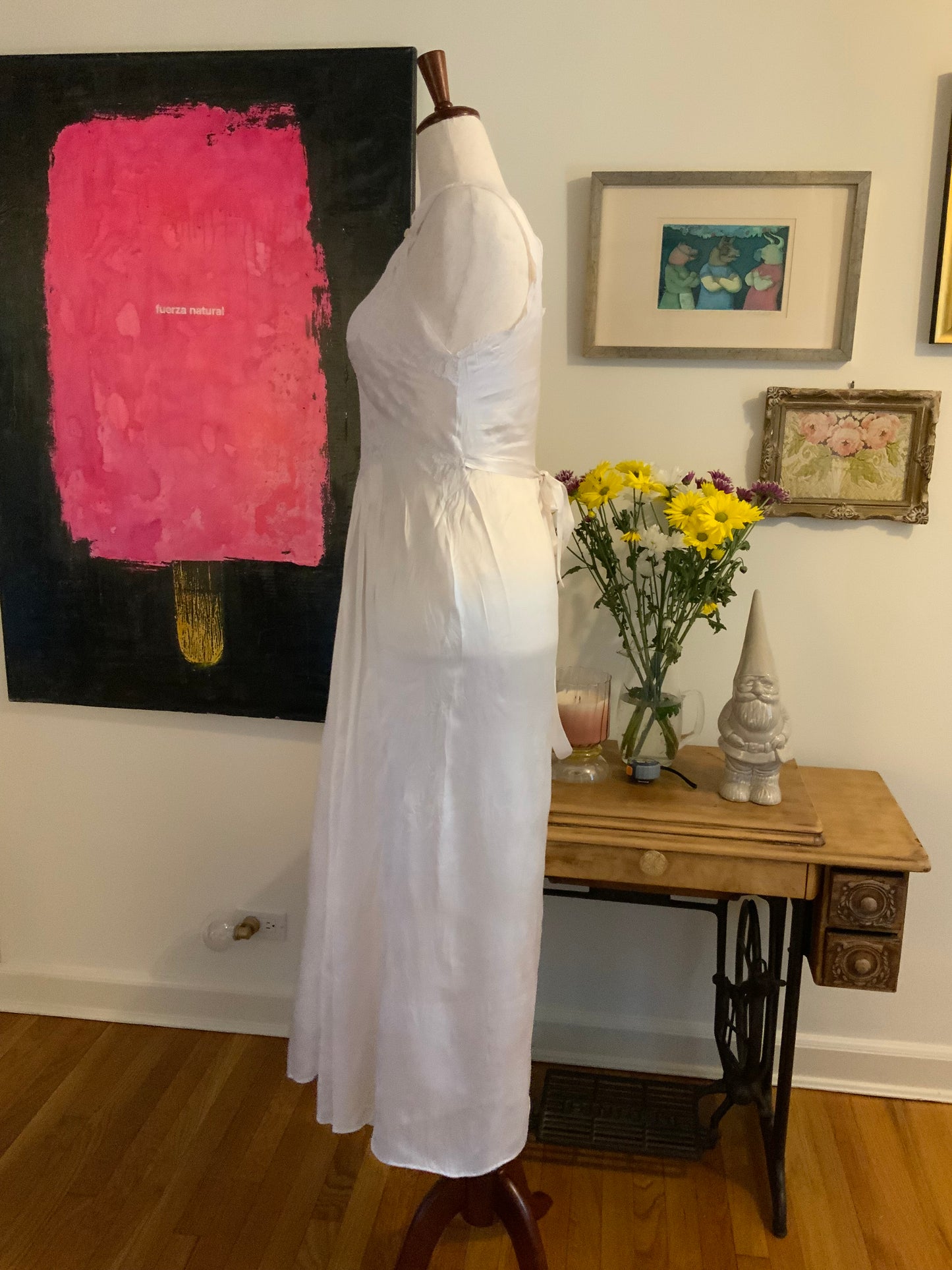 Bridal Nightgown - White - 50s - 50V