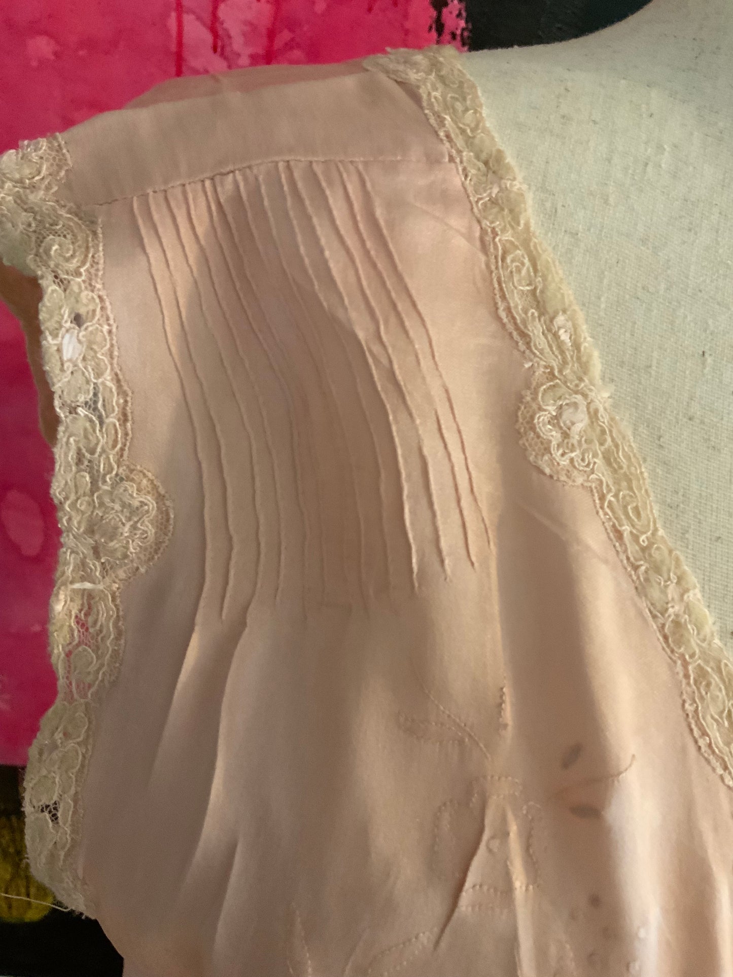 Silk Nightgown / Dress - 40s