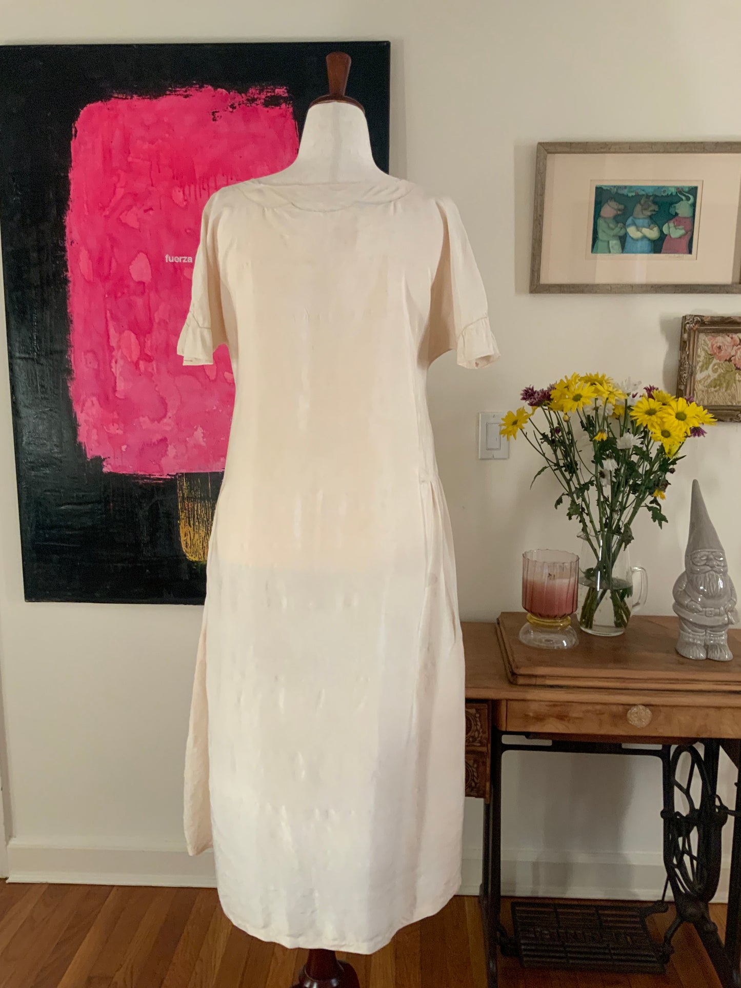 Silk Nightgown / Dress - 20s