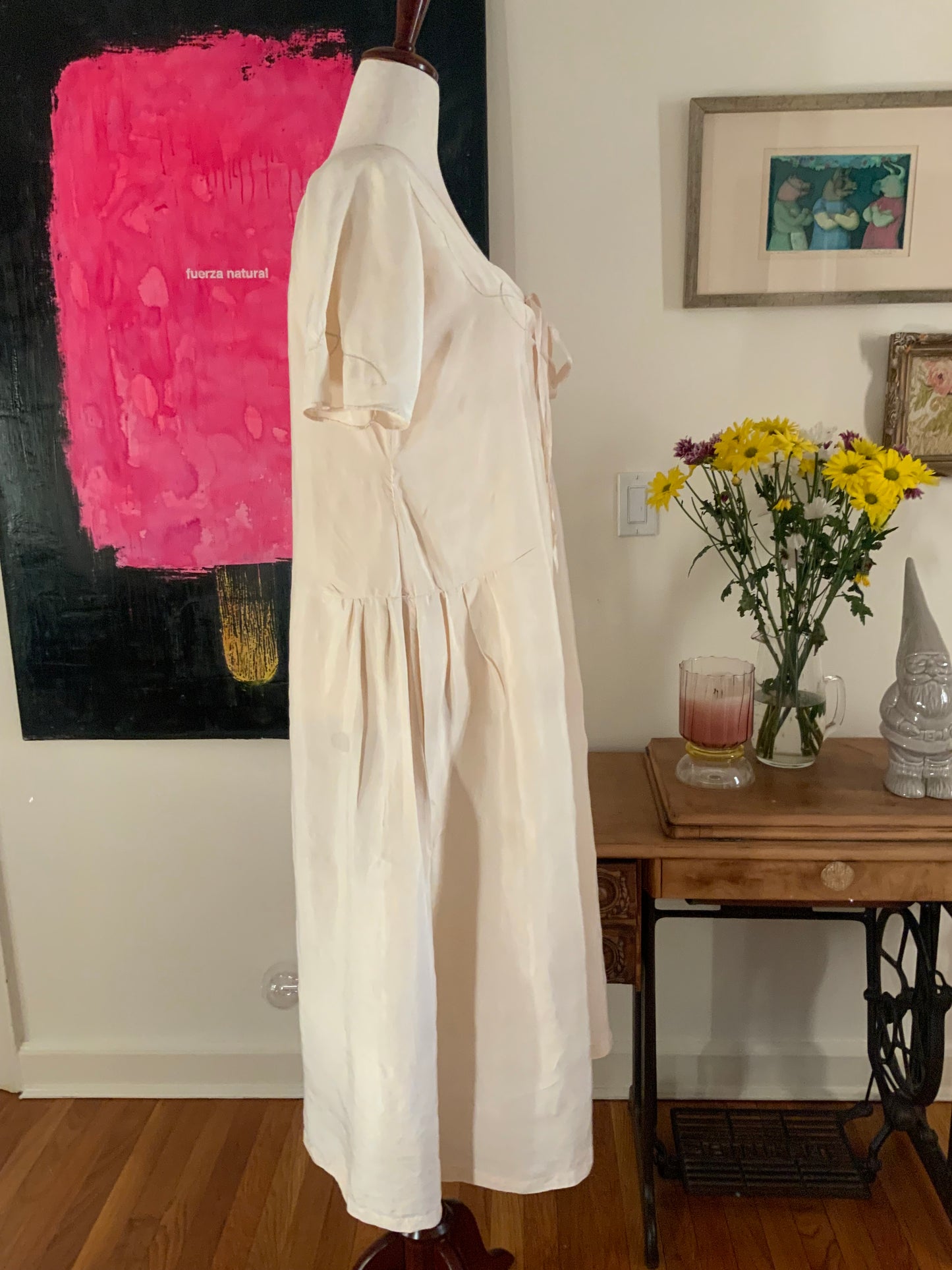 Silk Nightgown / Dress - 20s