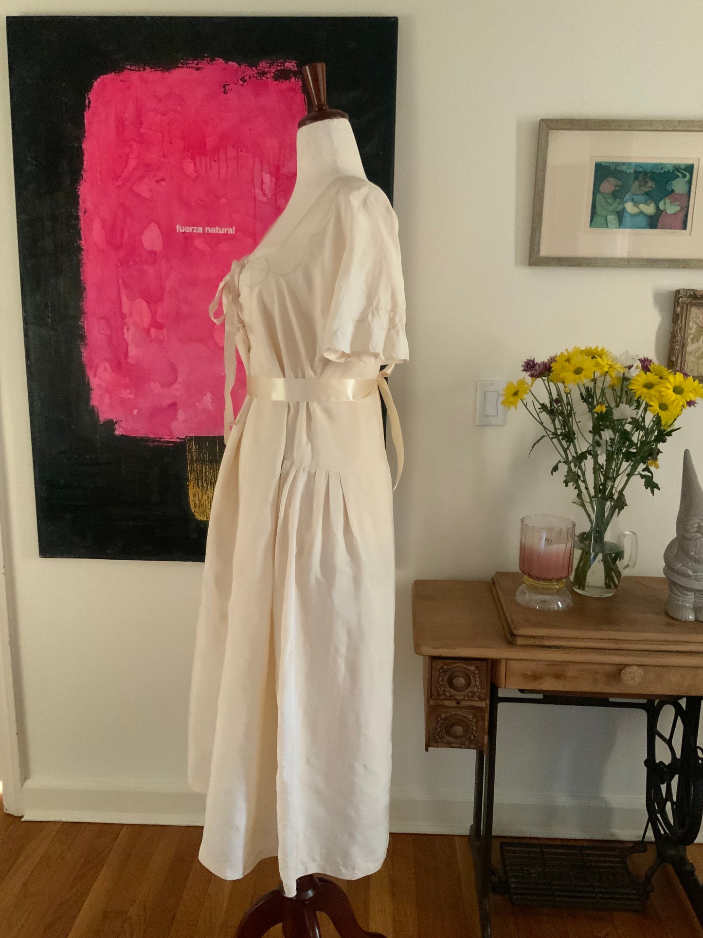 Silk Nightgown / Dress - 20s