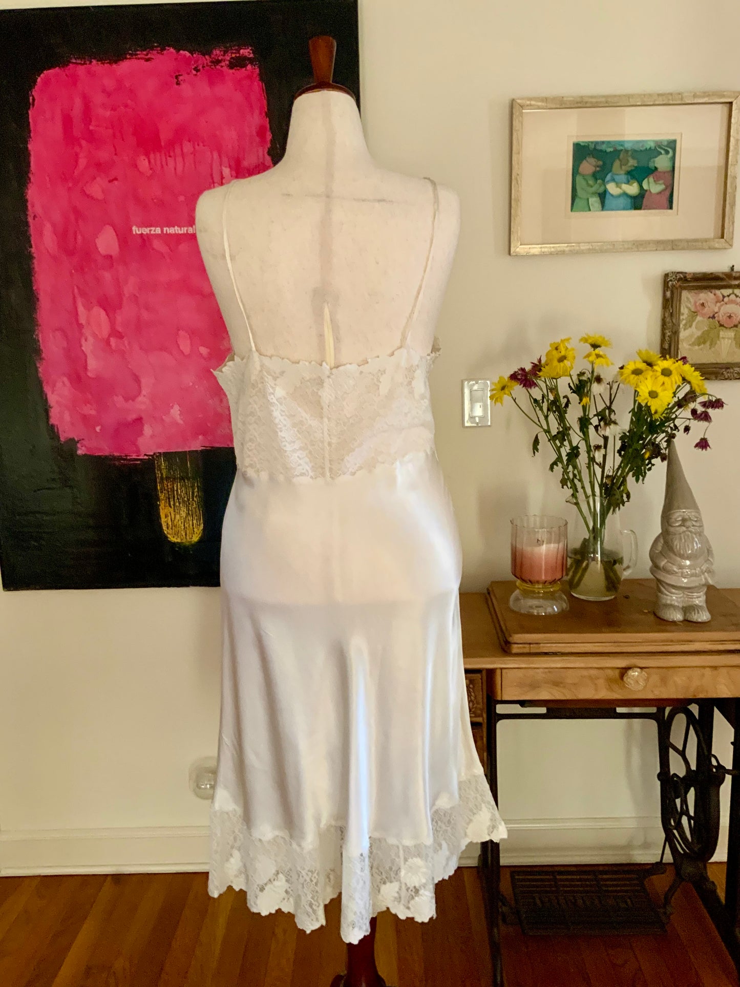 Stunning Slip Dress - Satin - 50s