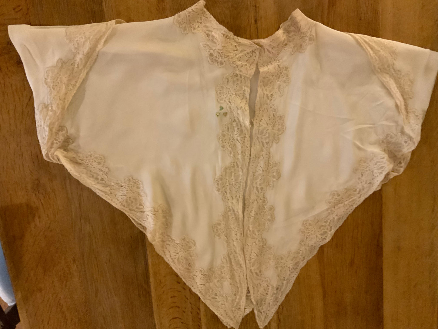 Pure Silk Bed Jacket - Rare - 20s