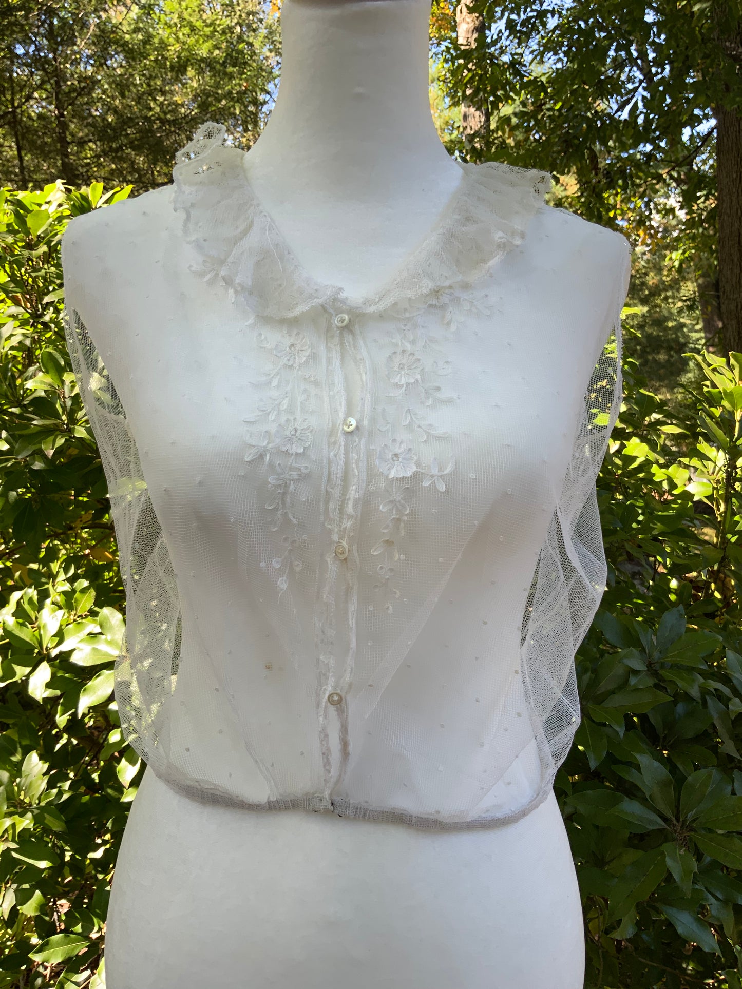 Edwardian Net Blouse - 1900s - ED19