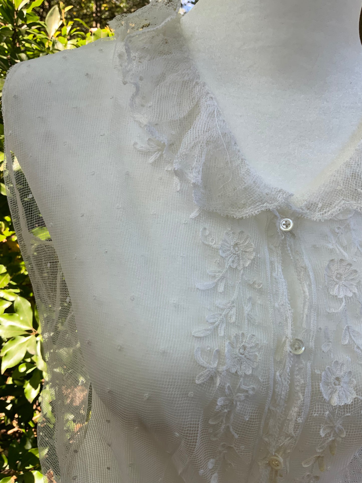 Edwardian Net Blouse - 1900s - ED19