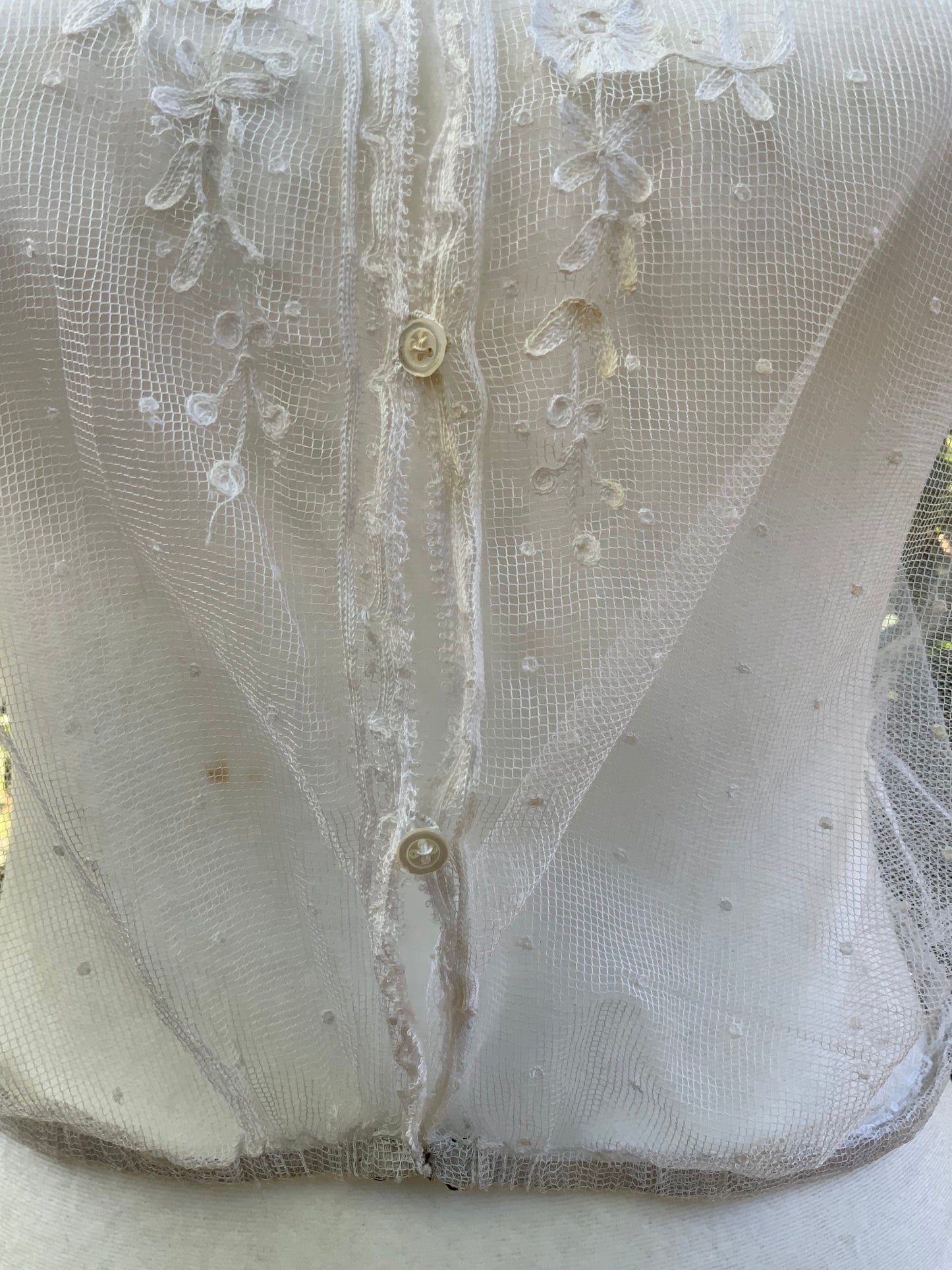 Edwardian Net Blouse - 1900s - ED19