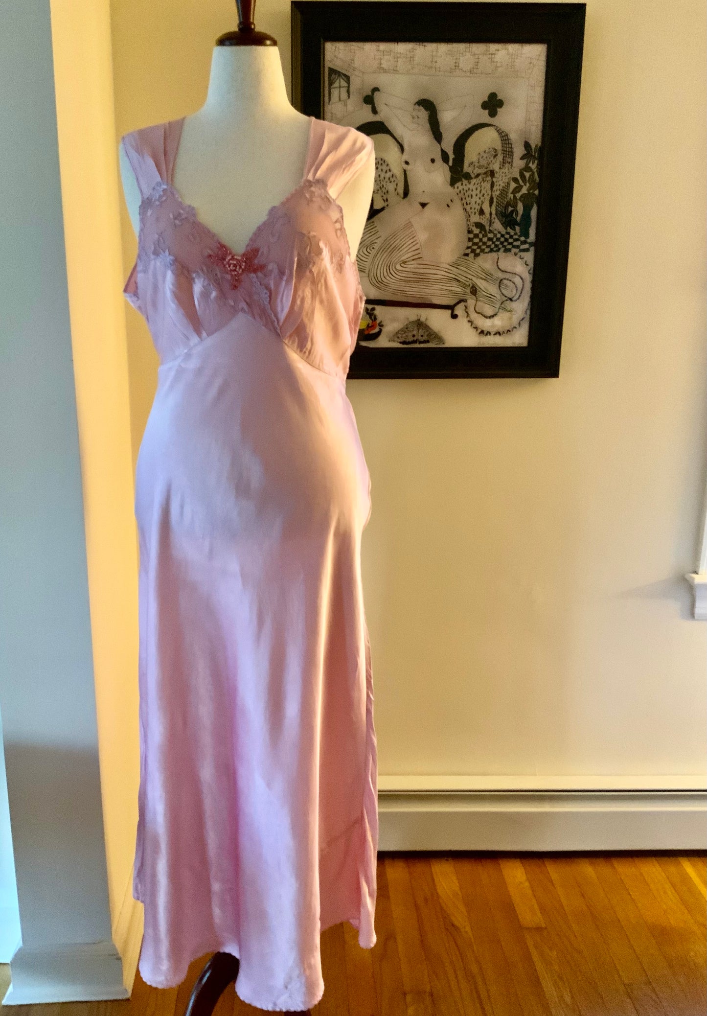 Hand Dyed Nightgown - 40s