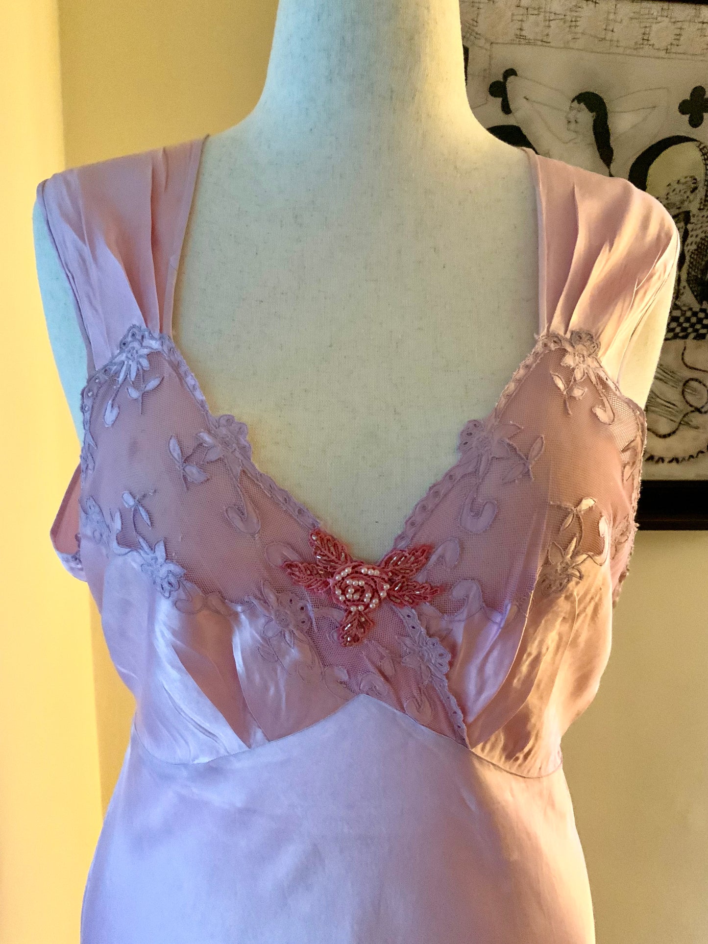 Hand Dyed Nightgown - 40s