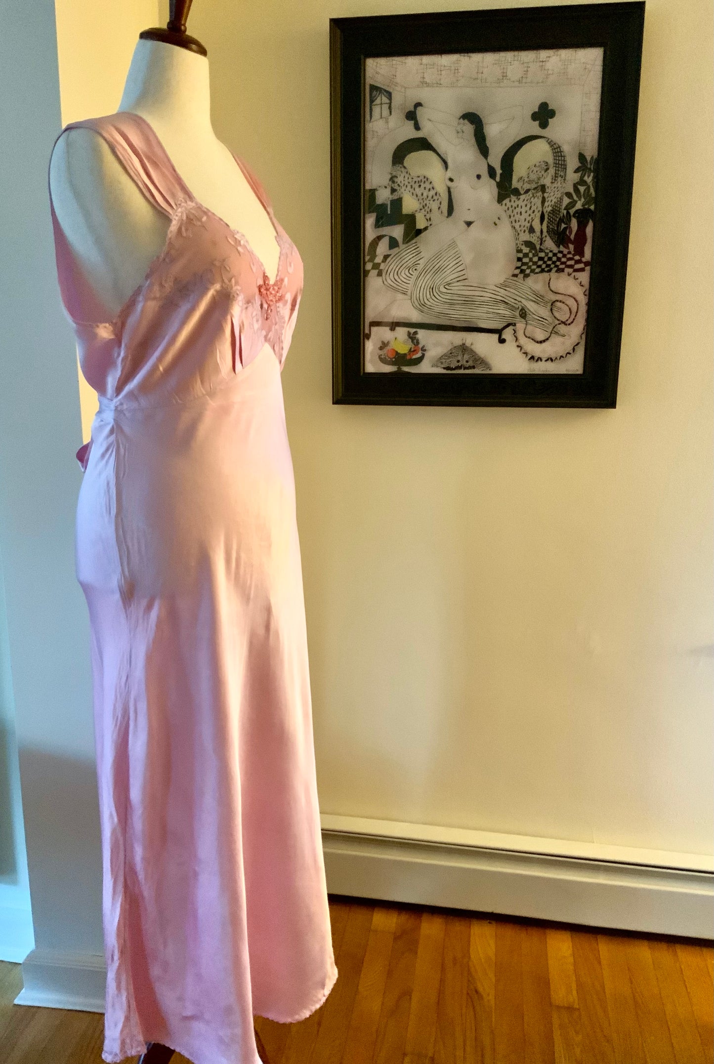 Hand Dyed Nightgown - 40s