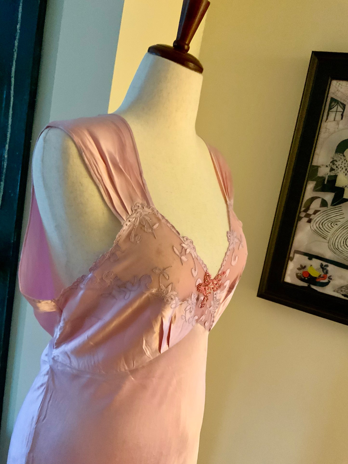 Hand Dyed Nightgown - 40s