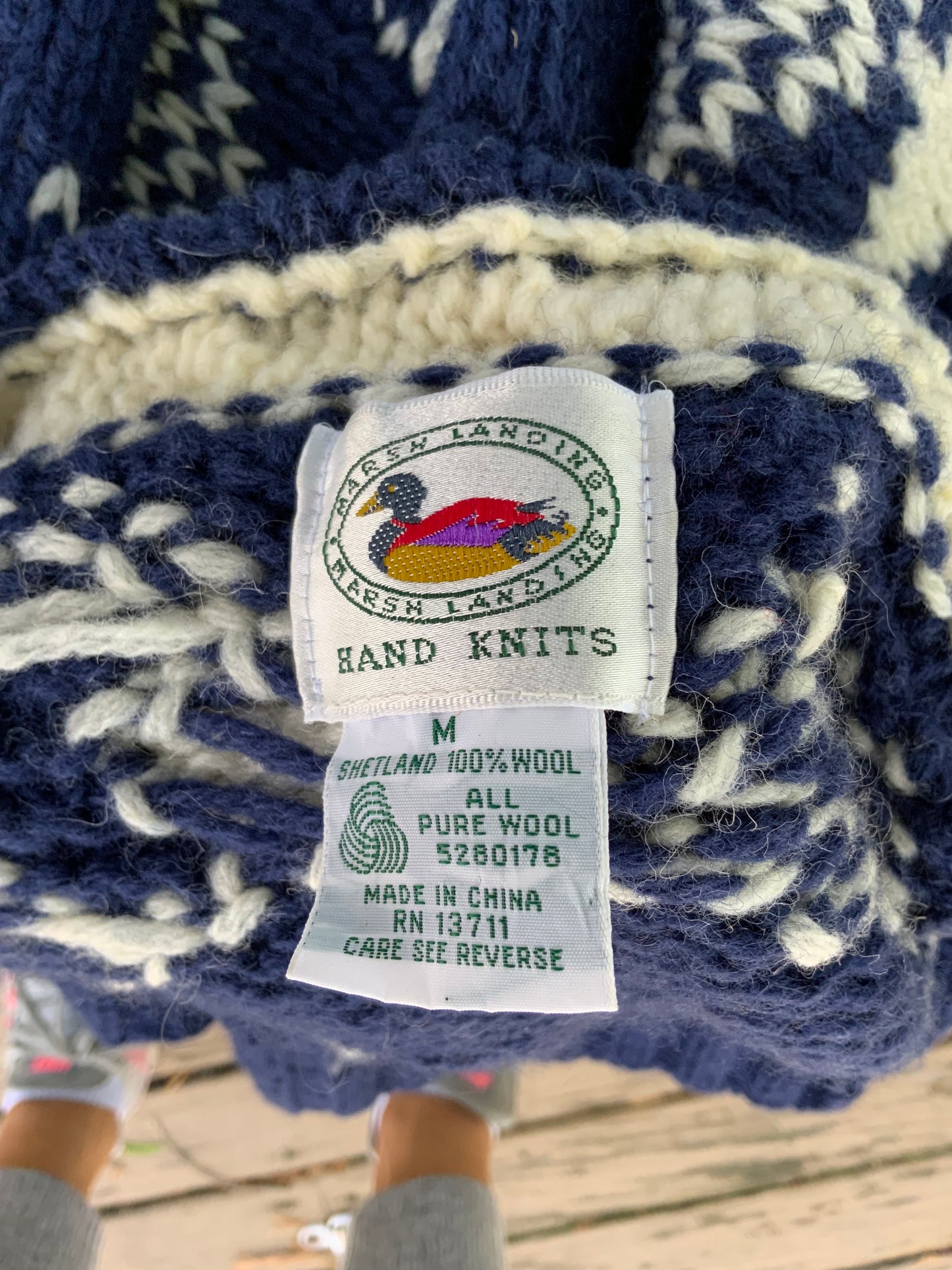 Shetland Wool Cardigan - 70s