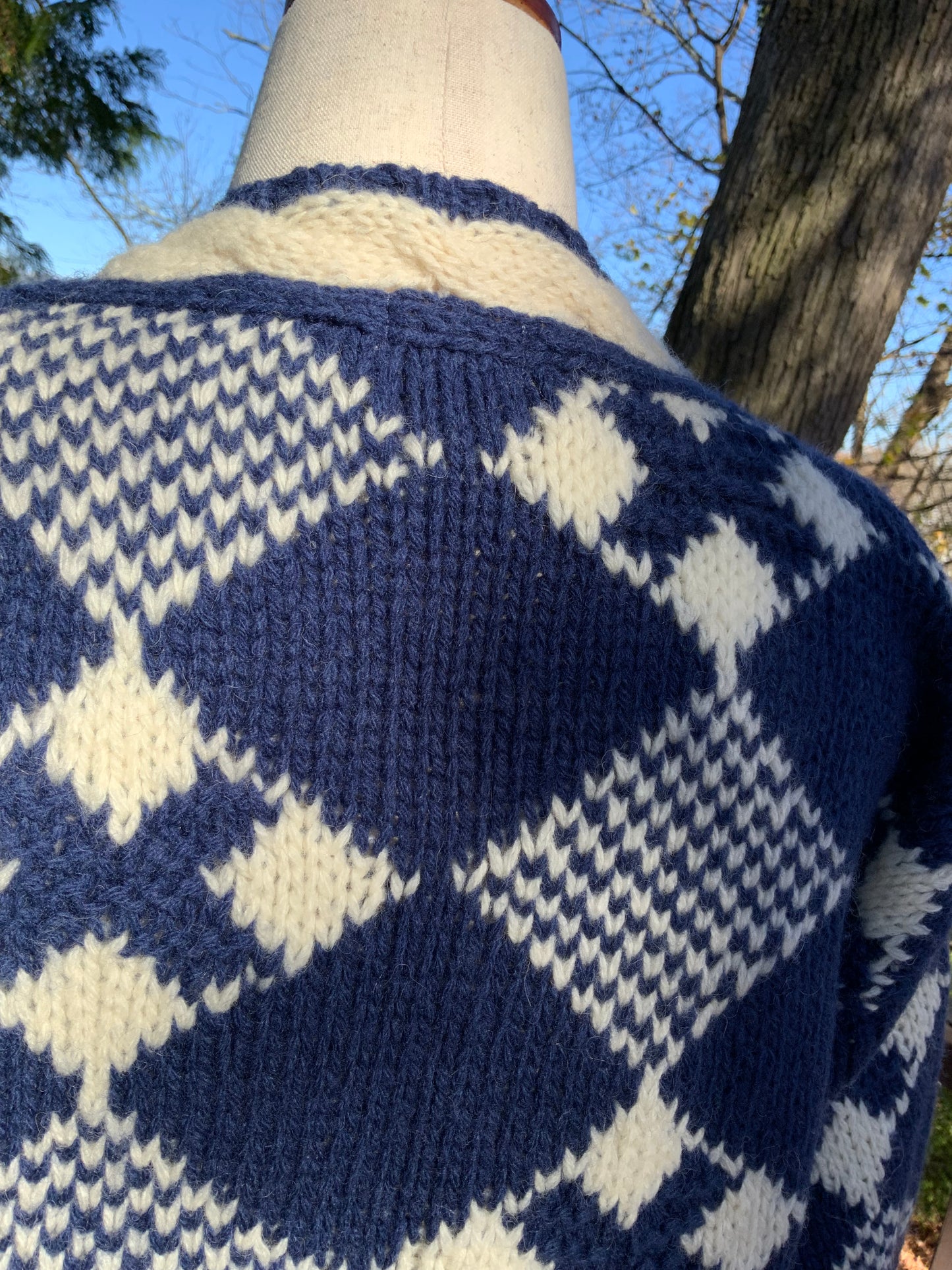 Shetland Wool Cardigan - 70s