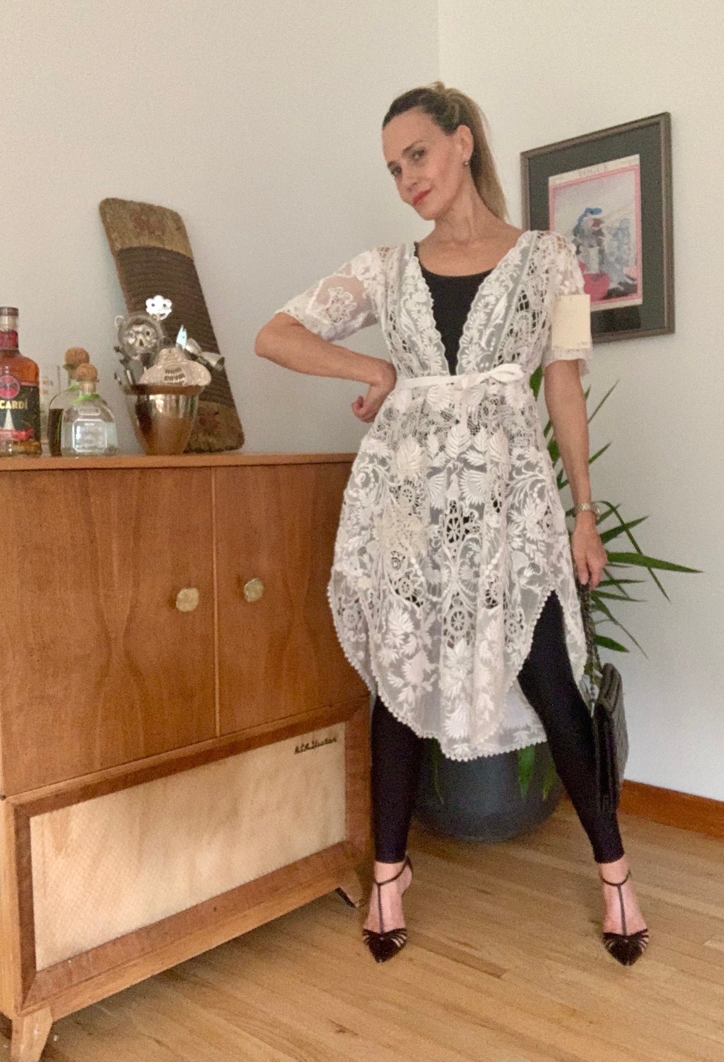 Edwardian Hand-Restored Antique Lace Dress | Circa 1905–1915 | One-of-a-Kind Wearable Art - ED20