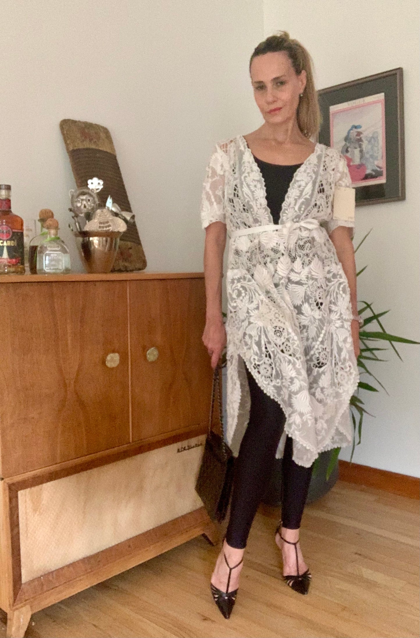 Edwardian Hand-Restored Antique Lace Dress | Circa 1905–1915 | One-of-a-Kind Wearable Art - ED20