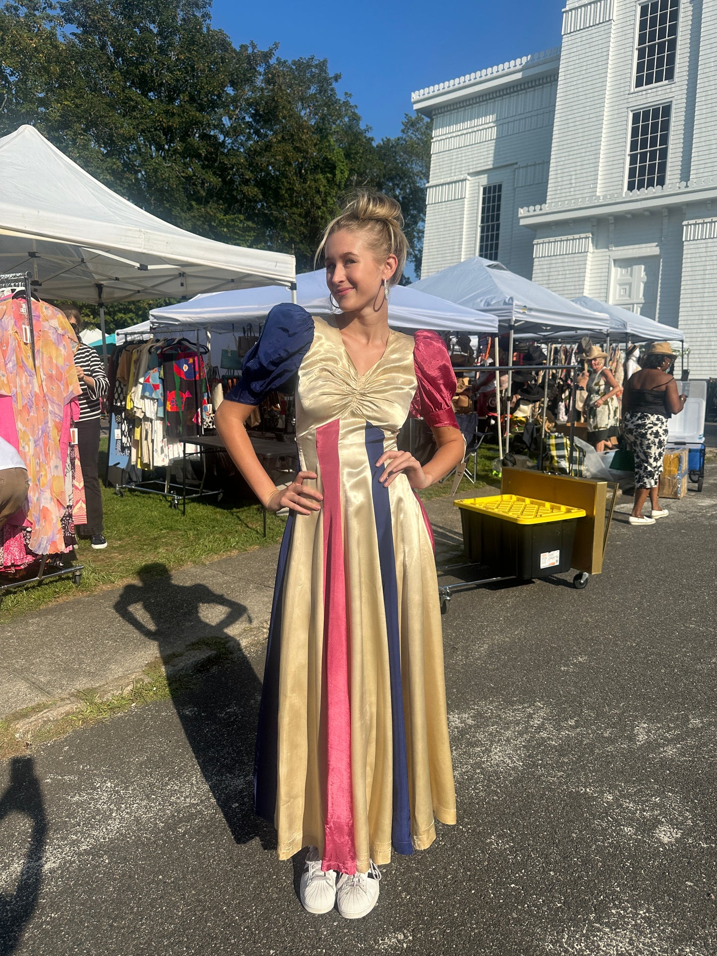 RARE Satin Evening Dress - 30s Early 40s - 30AG