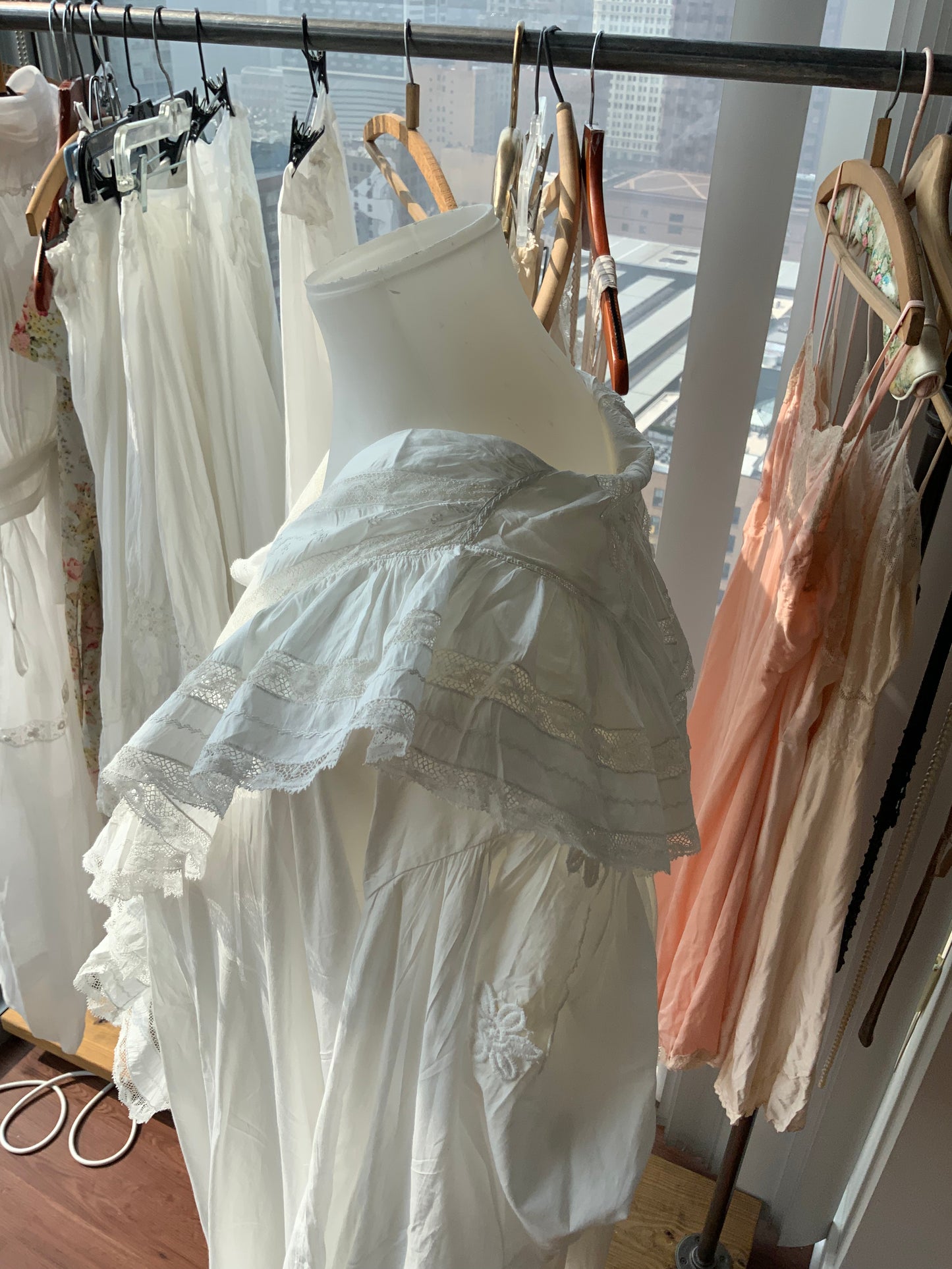 Antique Ruffled Nightgown