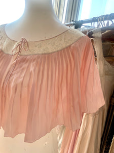 Silk Pleated Cape / Bed Jacket - 20s