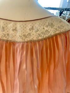 Silk Pleated Cape / Bed Jacket - 20s
