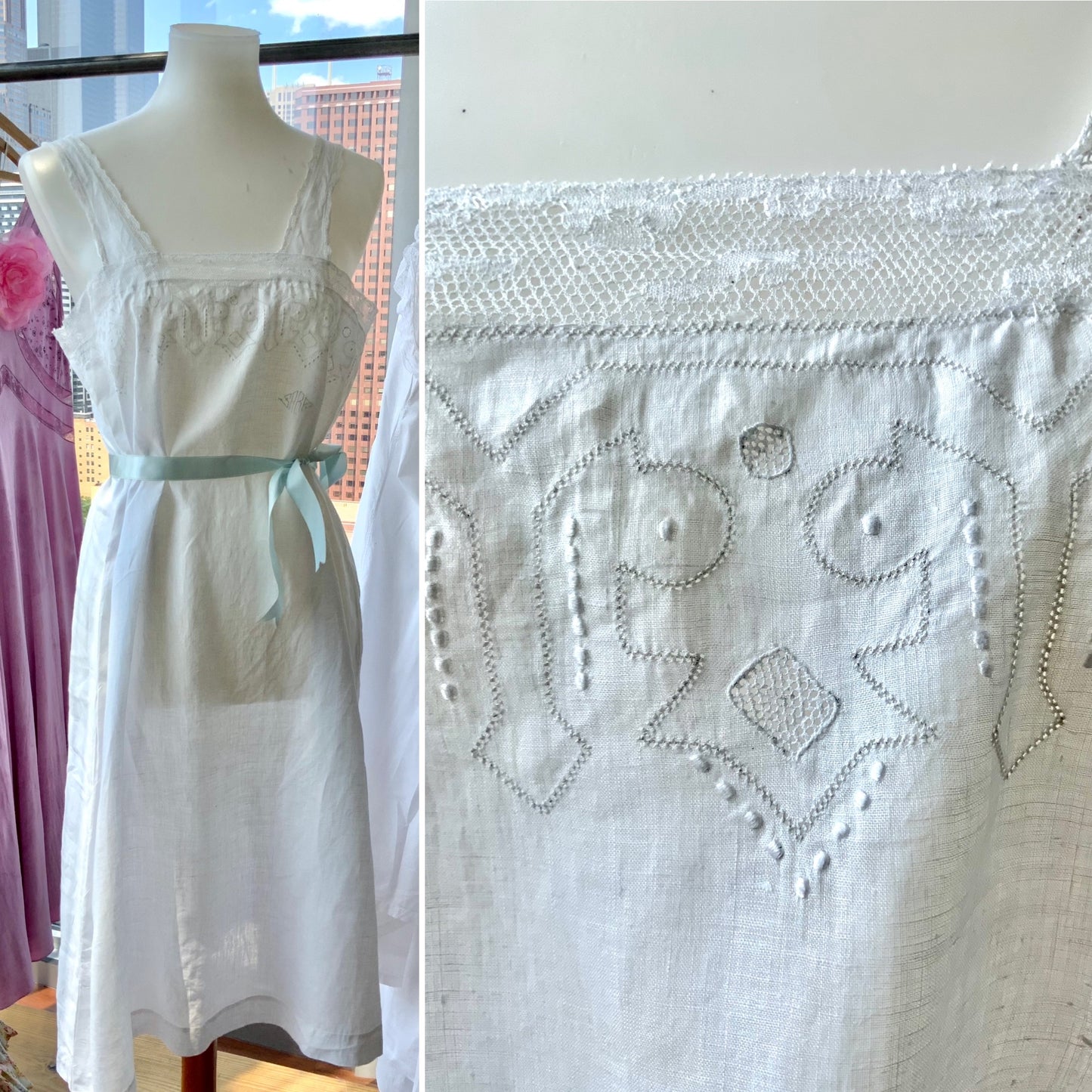 Antique Cotton Dress - 1900