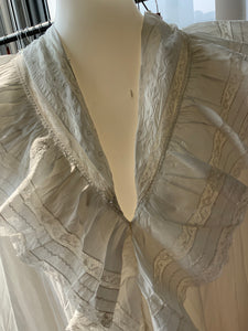 Edwardian Ruffled Nightgown - 1919