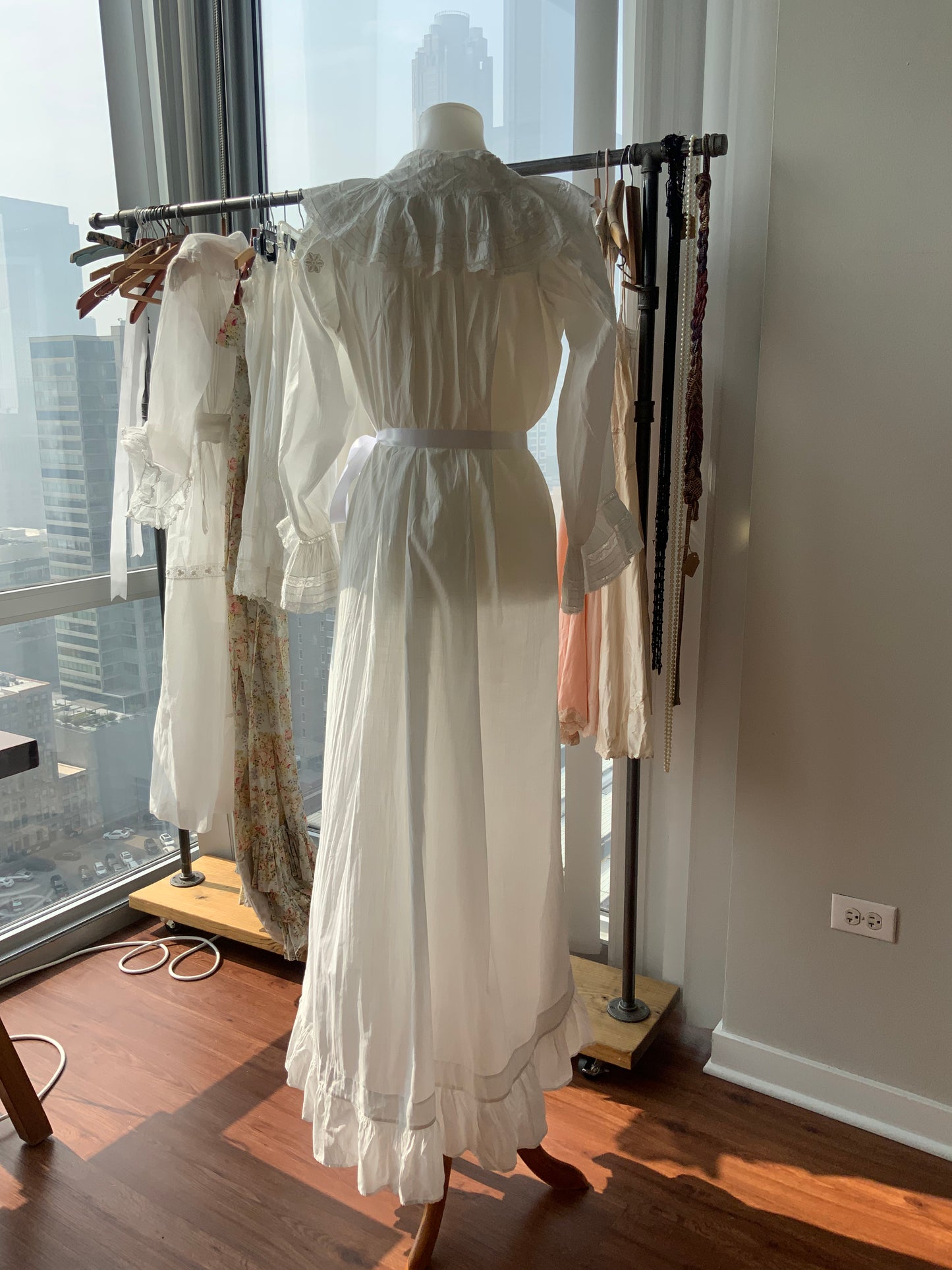 Antique Ruffled Nightgown