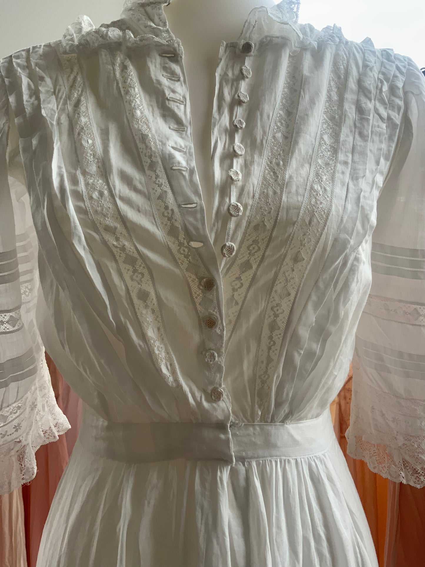 Edwardian Lawn Dress - 1919 - Bridal