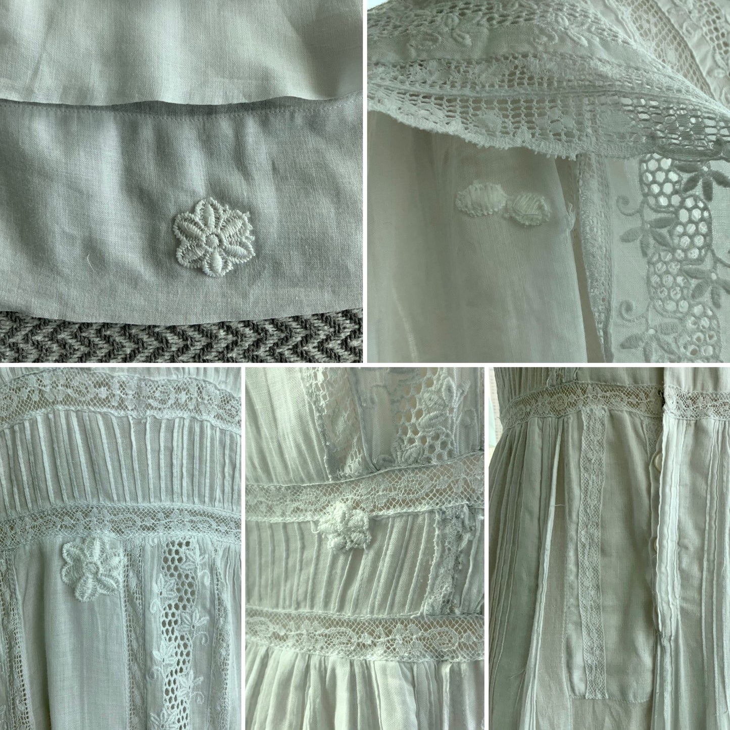 Victorian Lawn Dress - 1800 - LuluBoopVintage