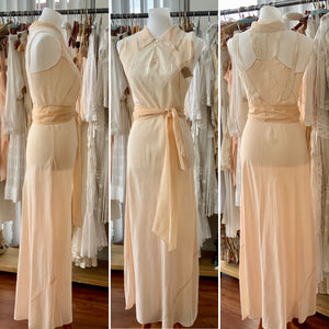 Rare Silk Lace Nightgown - 30s - Lulu Boop Vintage