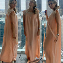 Silk Nightgown - 20s - LuluBoopVintage
