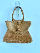 Rare Antique Jute Handbag - 1800 - LuluBoopVintage